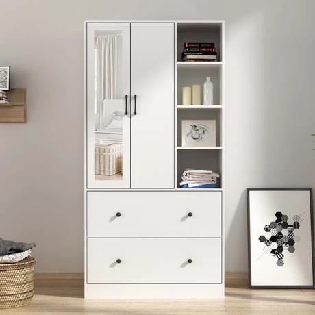 Cheap Wholesale Home Furniture Bedroom Hotel Interior Storage Armoire Wardrobe