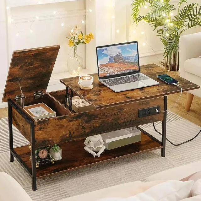 Farmhouse Wood Center Table - A Perfect Blend of Style and Functionality