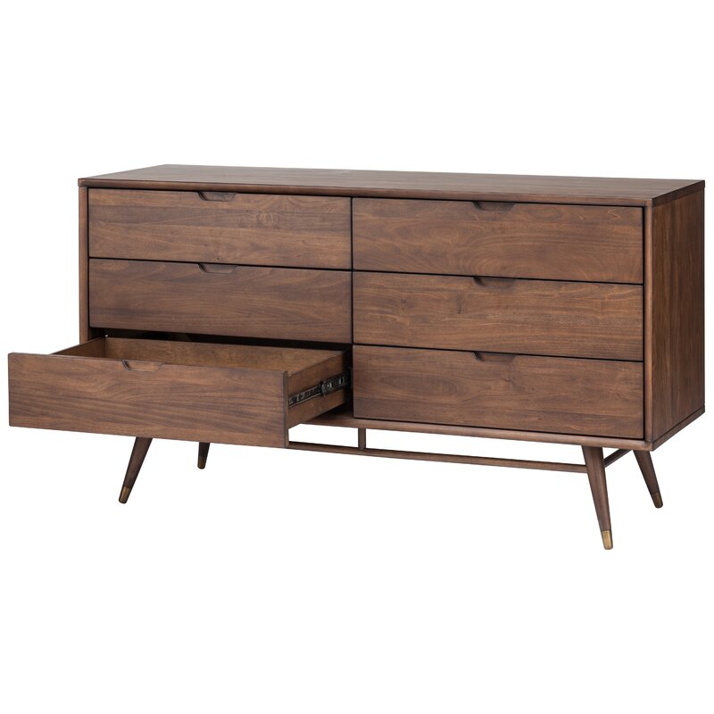 Multifuntional Espresso Drawer Chest in Bedroom