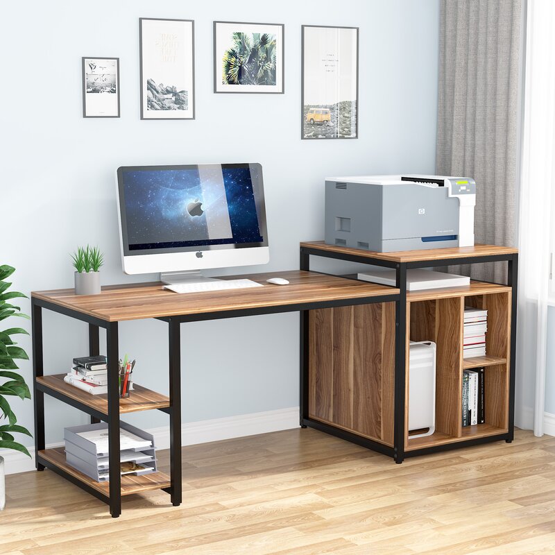 Hot Sale Cheap Wooden Multifunctional Office Computer Desk with Drawer Home PC Desk