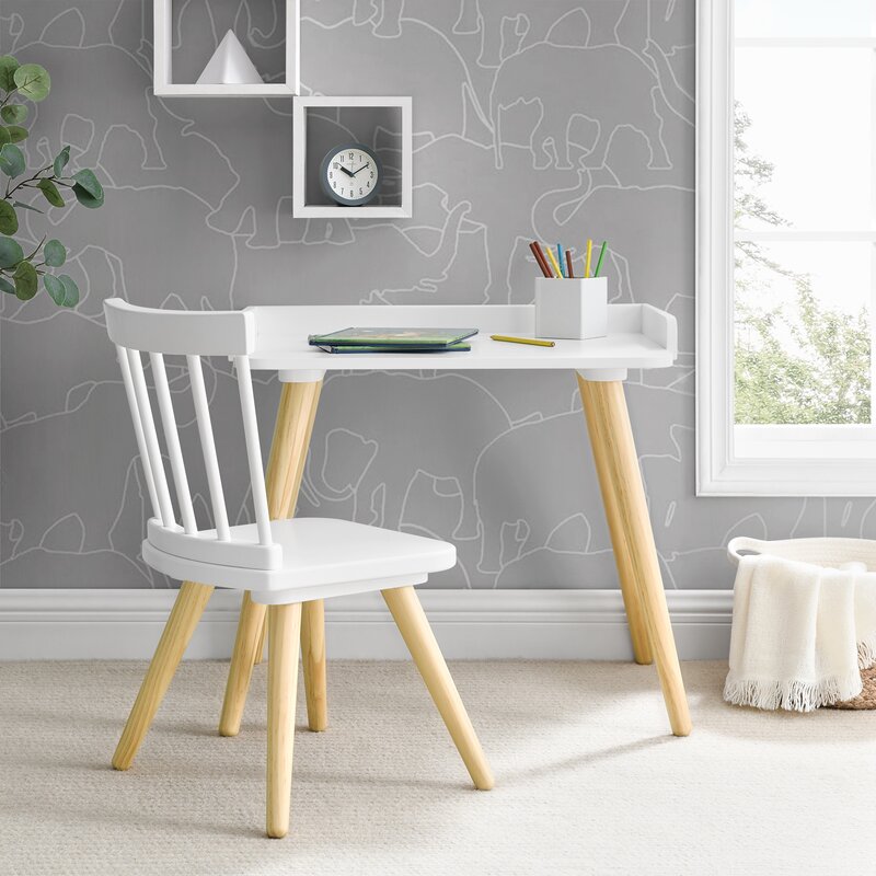 Children Furniture Writing Desk And Chair Set