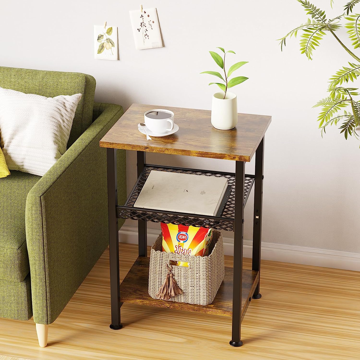 Living Room Furniture Customized Modern Classic Wooden Round Side Coffee Table