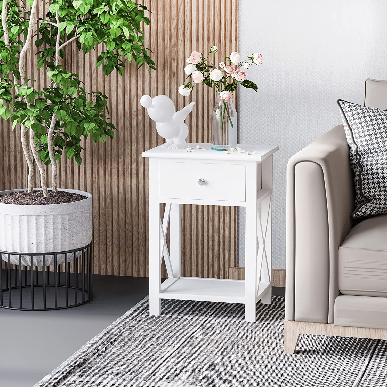 Nightstand Bedside Table End Table Side Table