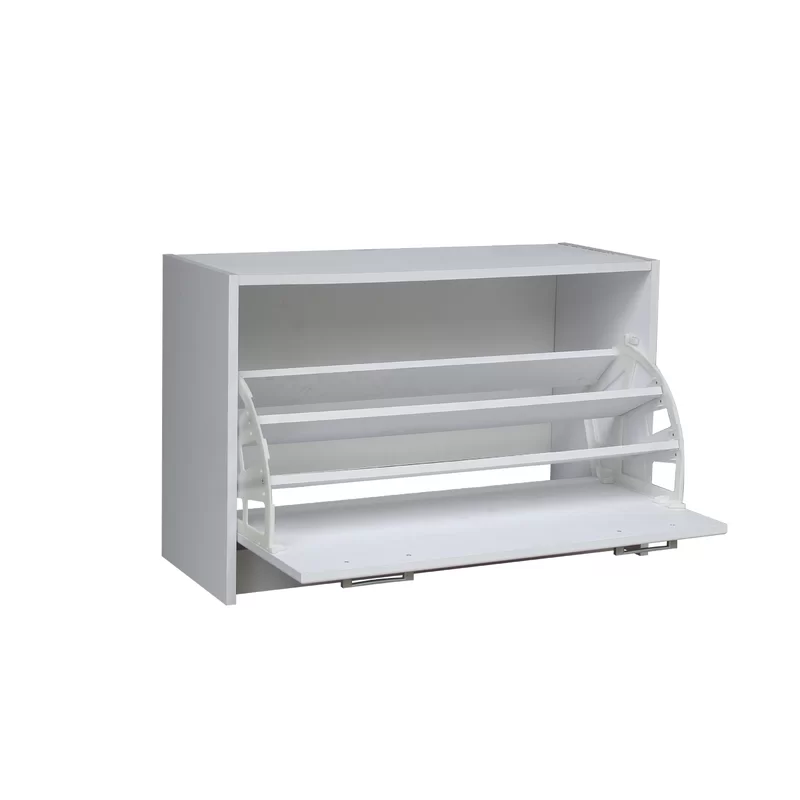 Small Size White Shoe Storage Rack Cabinet