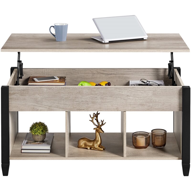 Modern Coffee Table Living Room Furniture with Storage Wooden Lift Top Coffee Table 
