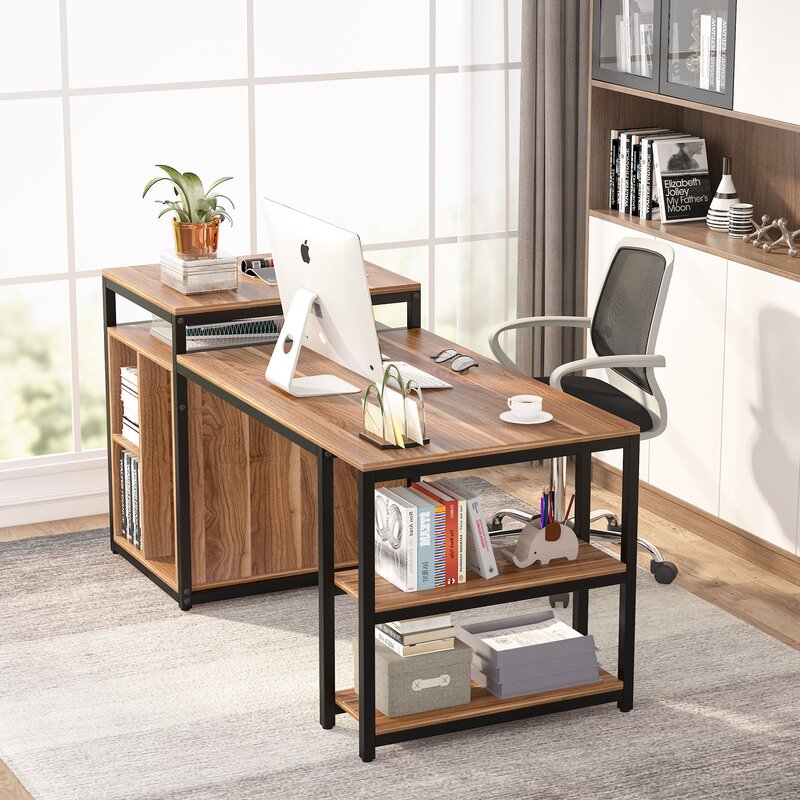 Hot Sale Cheap Wooden Multifunctional Office Computer Desk with Drawer Home PC Desk