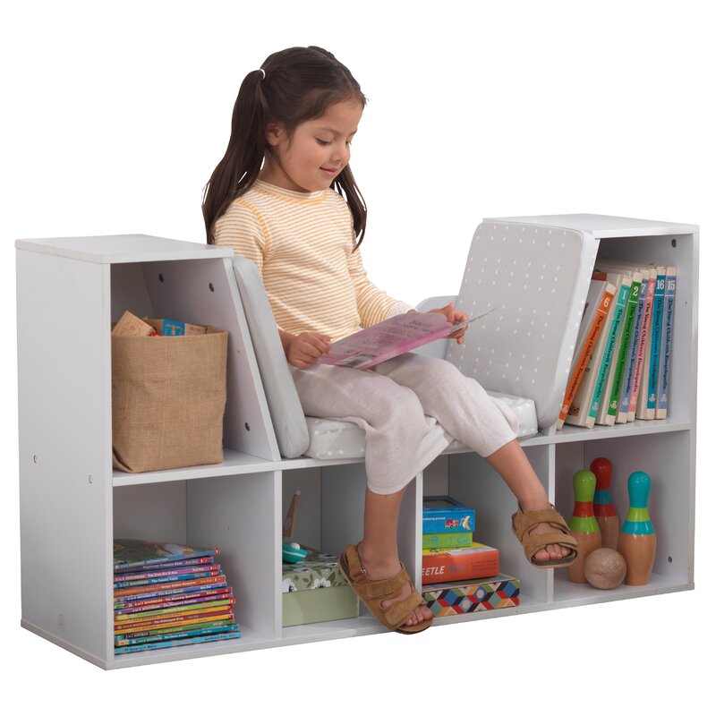 Wooden 6 Cubes Kids Reading Bookcase