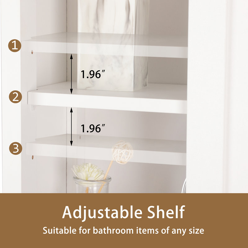 White Sliding Barn Door Bathroom Toilet Space Saver