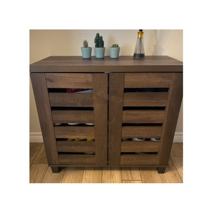 Simple Design Wood Cheap Storage Shoe Cabinet