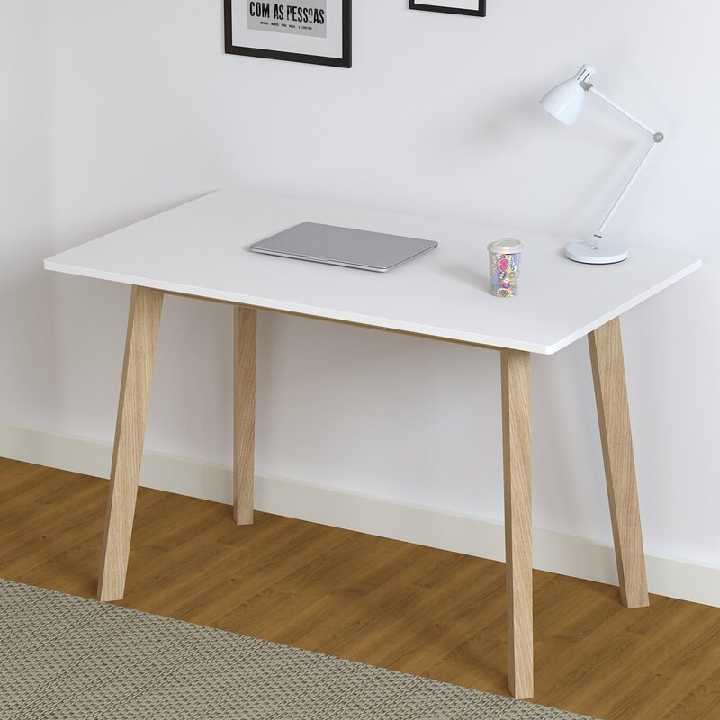 Home Computer Table Simple Desk Most Popular Desk Office PC Desk Steel Tube Modern Wooden School Furniture