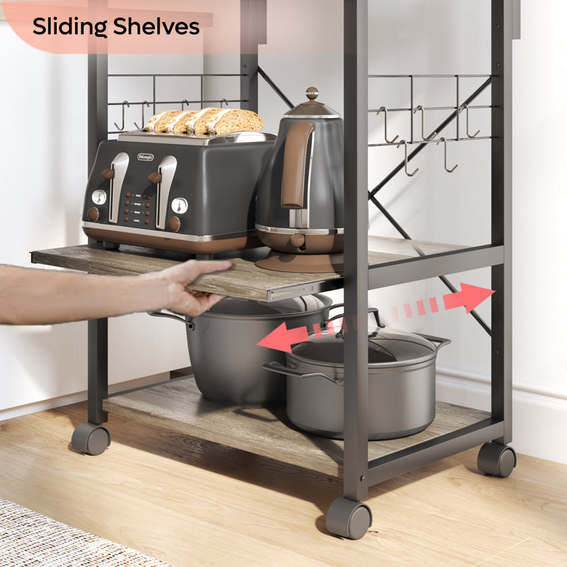 Utility Gray Commercial Kitchen Trolley
