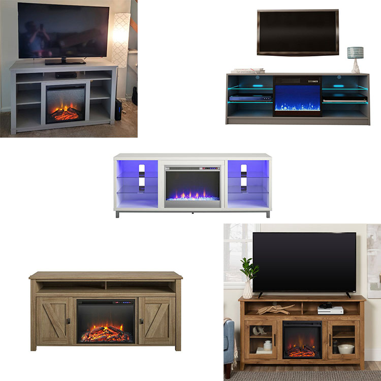 Adjustable Espresso Tv Stand in Living Room