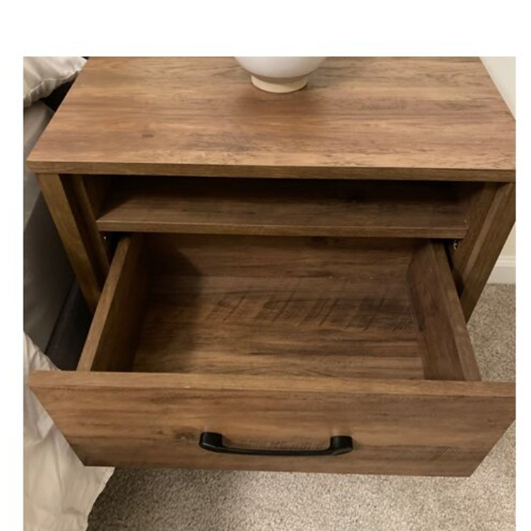 Modern Dark Walnut Home Night Stand