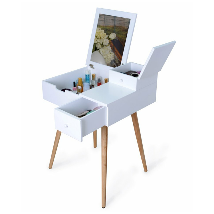 Folding Portable Make Up Table For Room