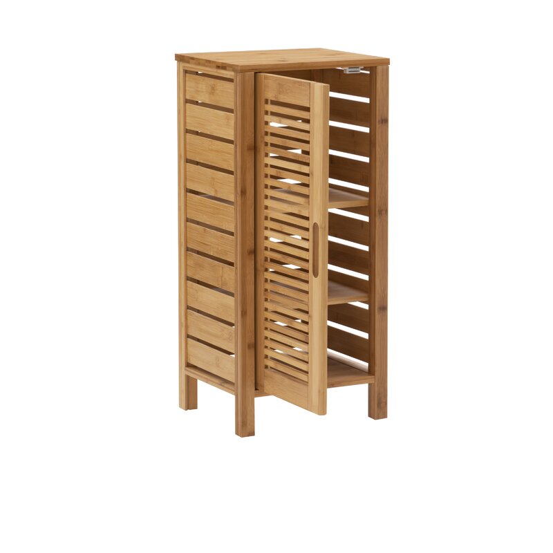 Customized Bamboo Bathroom Storage Cabinet 