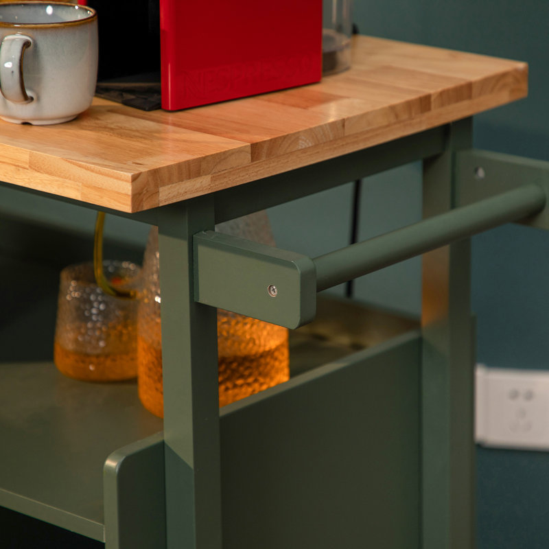 Trolley Green Kitchen Trolley for Kitchen