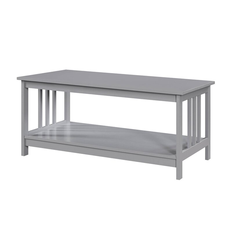 Natural Wood Expresso Painting Coffee Table
