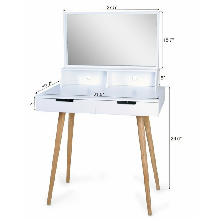 White Hotel Elegant Make Up Table