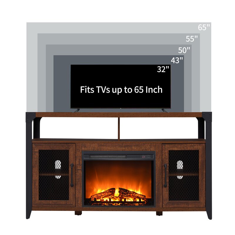 China Wholesale Modern Living Room Wooden Media Console Fireplace Tv Stand