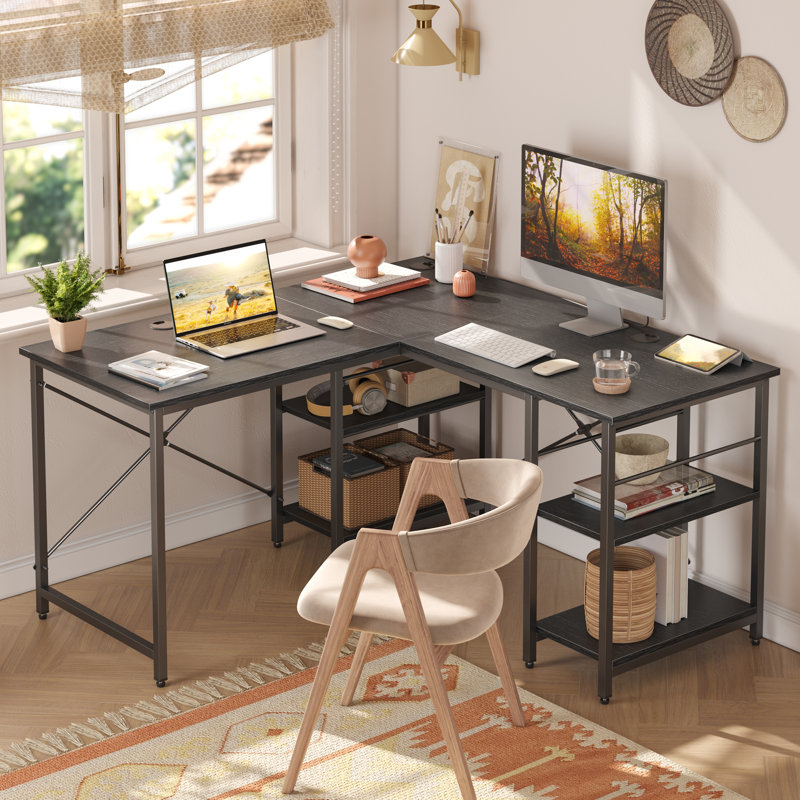 Office Furniture L-Shaped Simple Wooden Design Computer/Office Desk