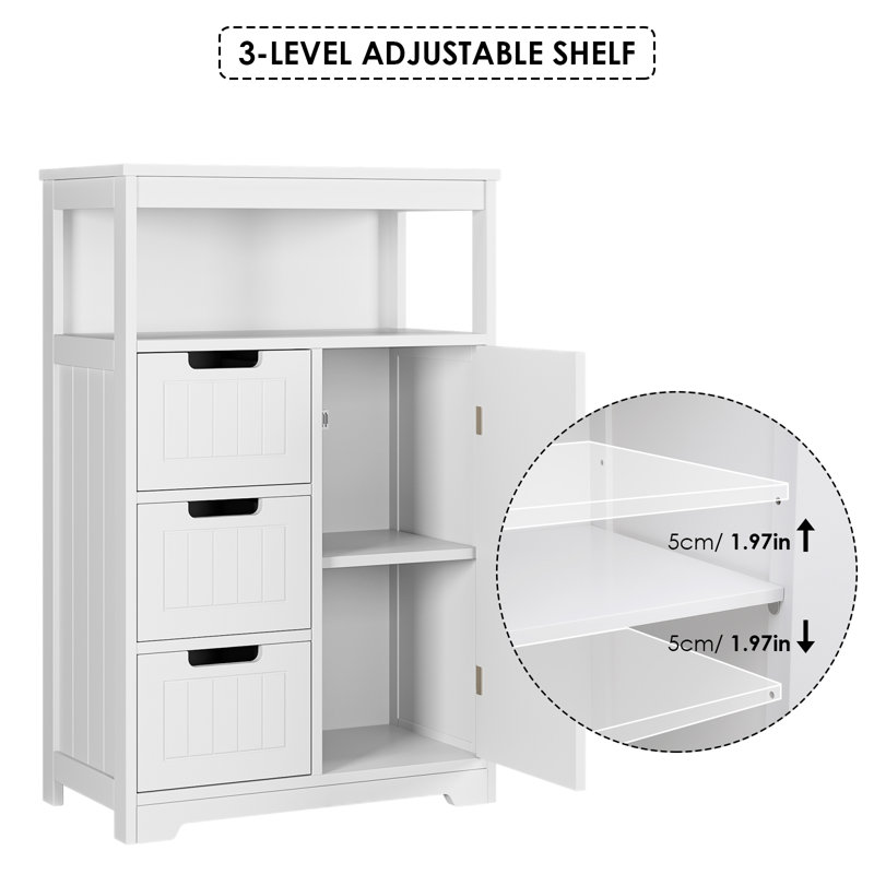 Home Floor Standing Wood Bathroom Vanity