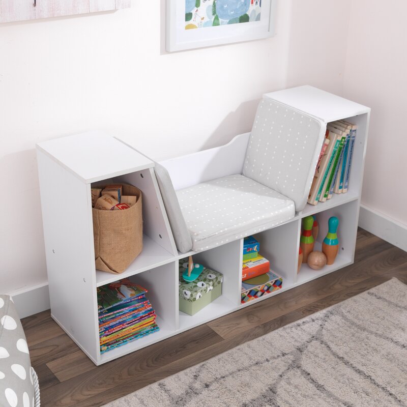 Wooden 6 Cubes Kids Reading Bookcase