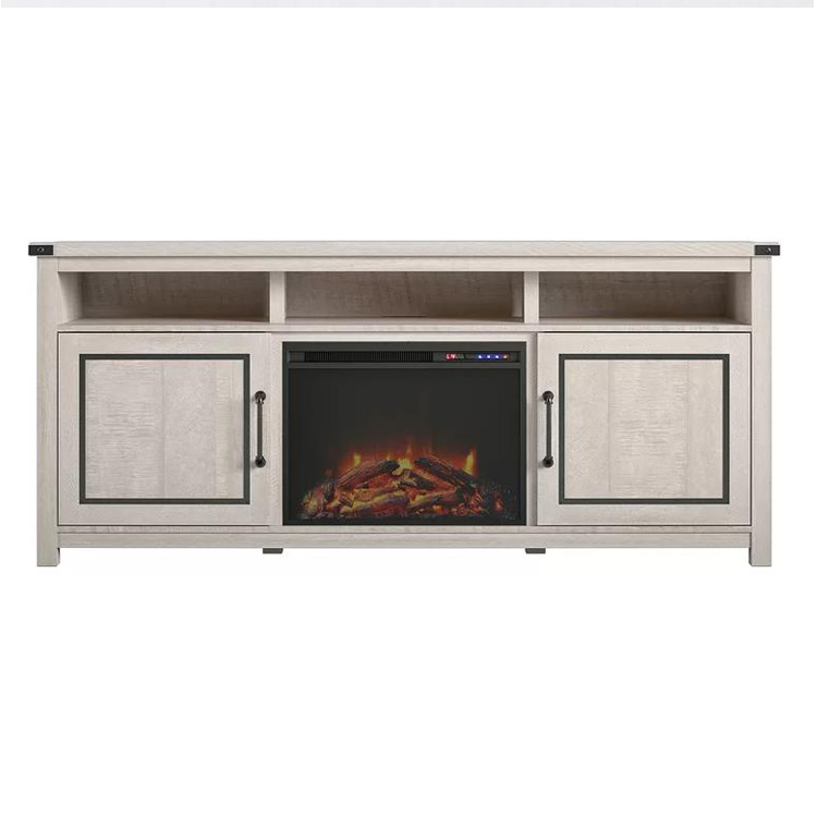 High White Oak Tv Stand in Living Room