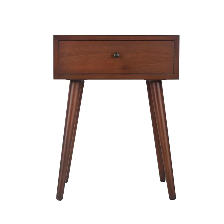 Espresso Night Stand for Bedroom with Drawers