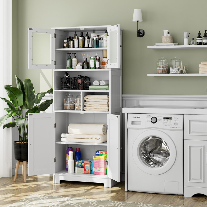 White Hotel Large Bathroom Cabinet 