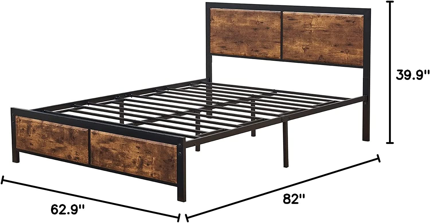 wood bed frame