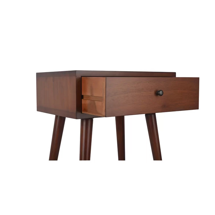 Espresso Night Stand for Bedroom with Drawers