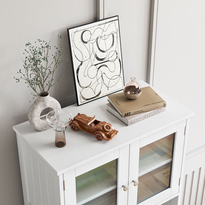 White Hotel Large Bathroom Cabinet 