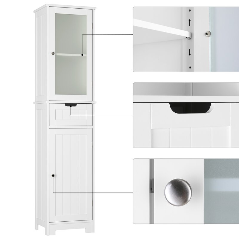 Free-standing Tall Bathroom Modern Cabinet