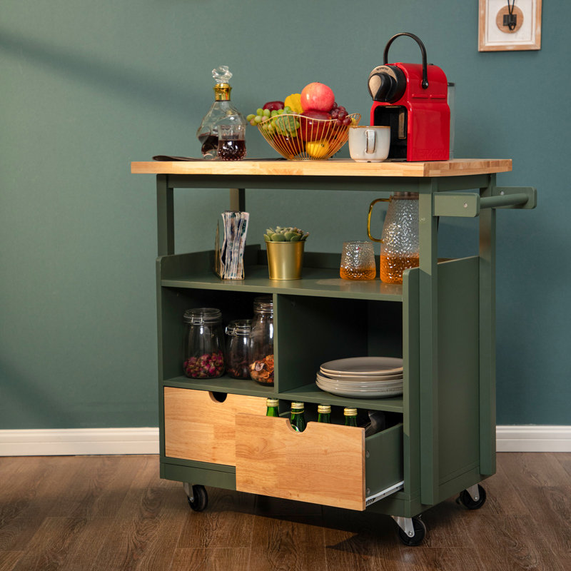 Trolley Green Kitchen Trolley for Kitchen
