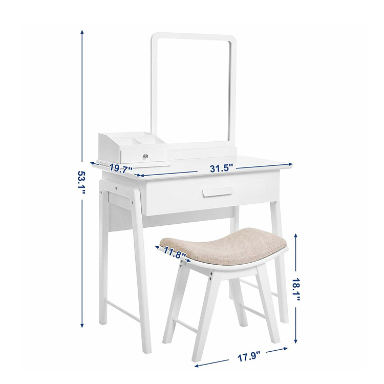 Bedroom Mini Custom Make Up Table