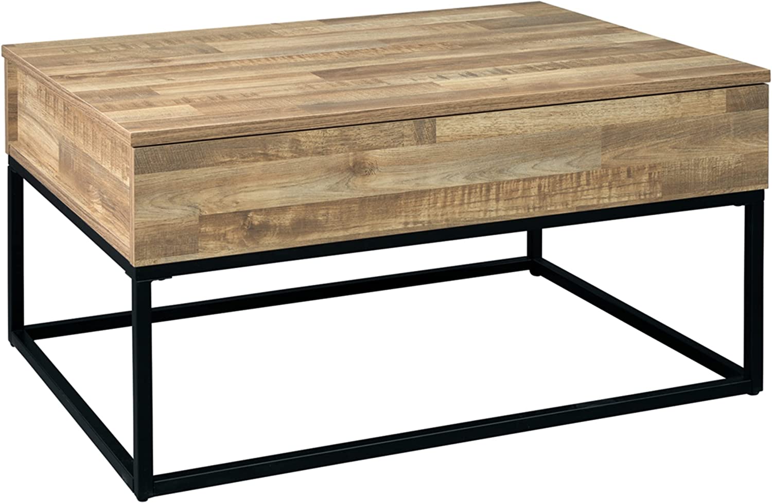 Signature Design by Ashley Gerdanet Rustic Rectangular Lift Top Coffee Table with Storage