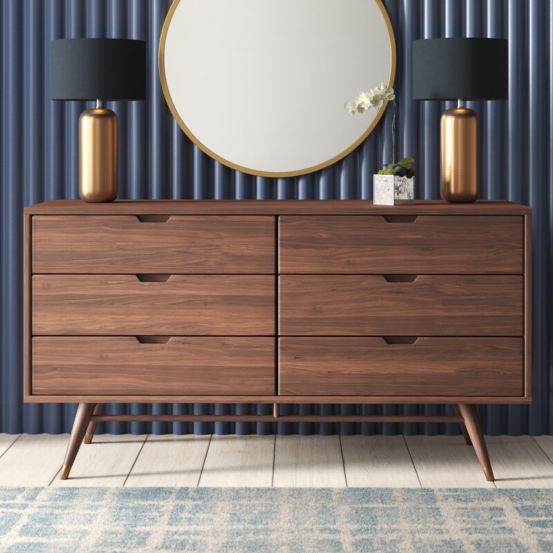 Multifuntional Espresso Drawer Chest in Bedroom