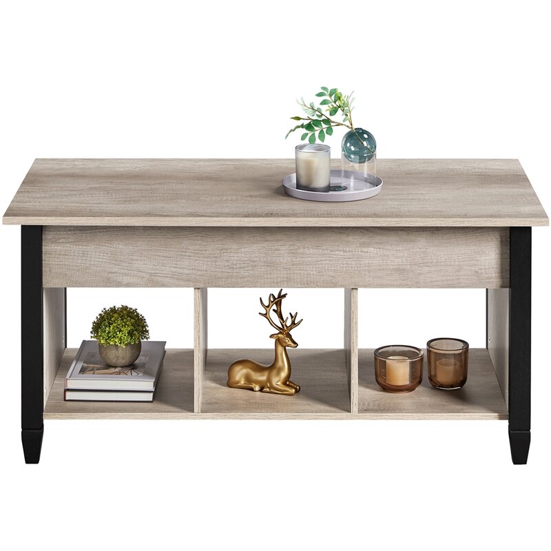 Modern Coffee Table Living Room Furniture with Storage Wooden Lift Top Coffee Table 