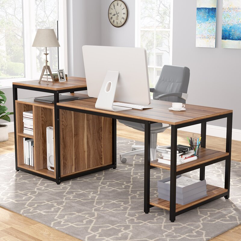 Hot Sale Cheap Wooden Multifunctional Office Computer Desk with Drawer Home PC Desk