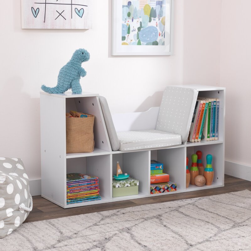 Wooden 6 Cubes Kids Reading Bookcase