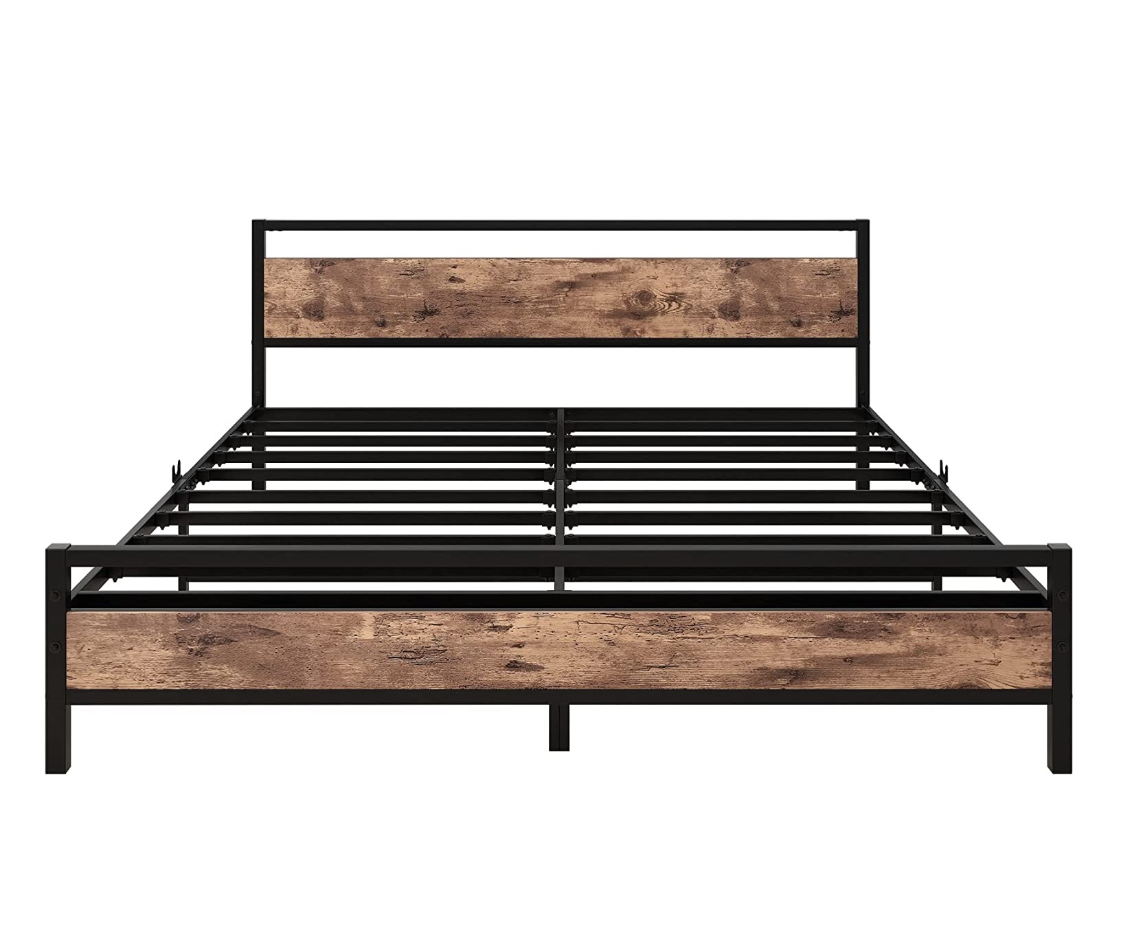 New Arrival Cheap Price King/Custom Size Wooden Metal Bed Frame