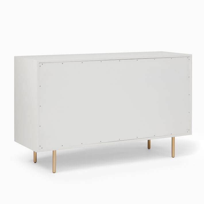 Wooden 6-Drawer Dresser for Living Room Bedroom