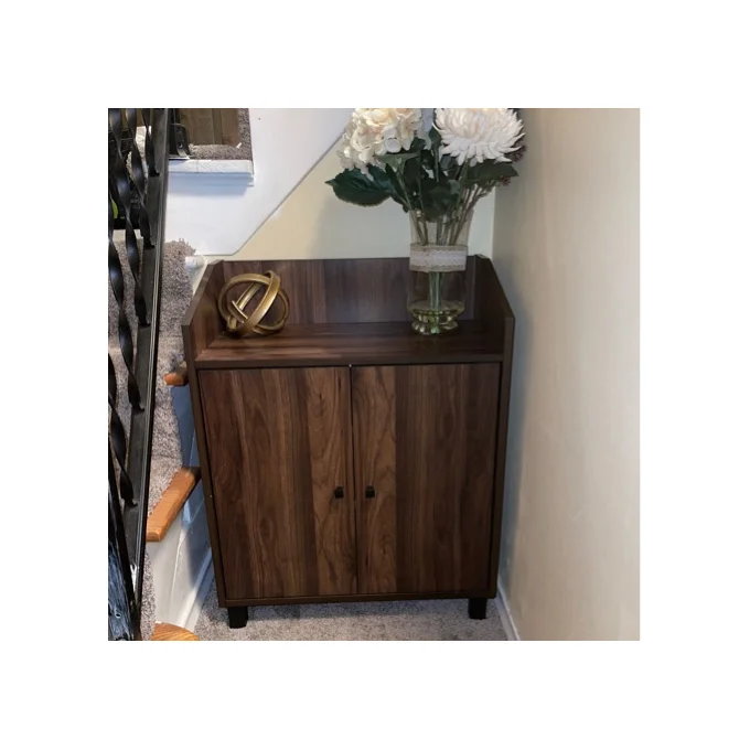 Dark Color entryway Simple Shoe Rack Cabinet
