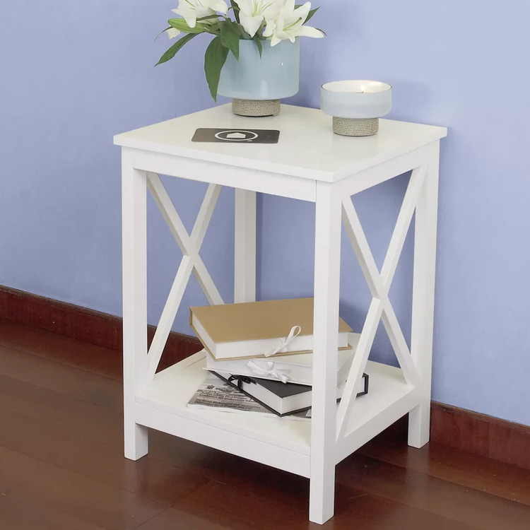 Tall White Home Night Stand