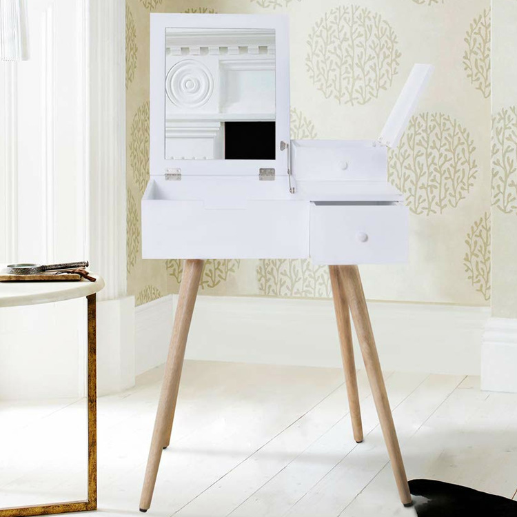 Folding Portable Make Up Table For Room