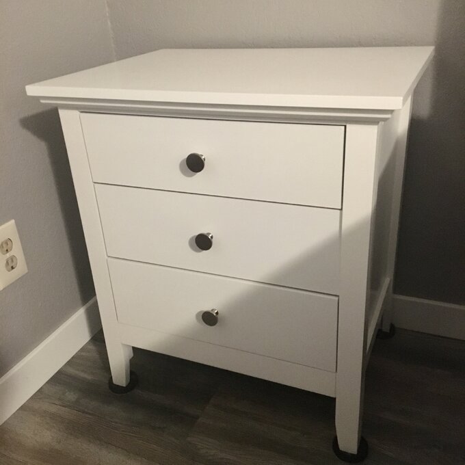 Tall Dark Walnut Home Night Stand