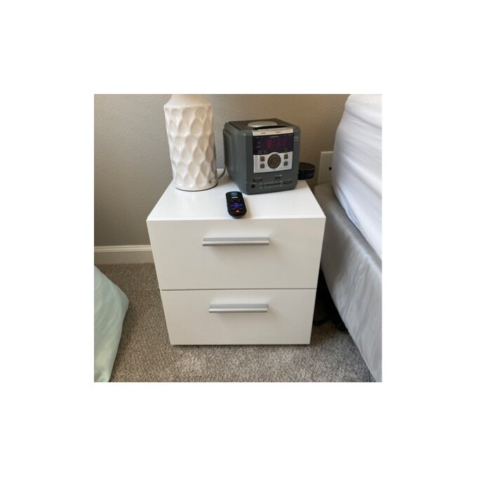 Simple Design White Night Stand for Bedroom