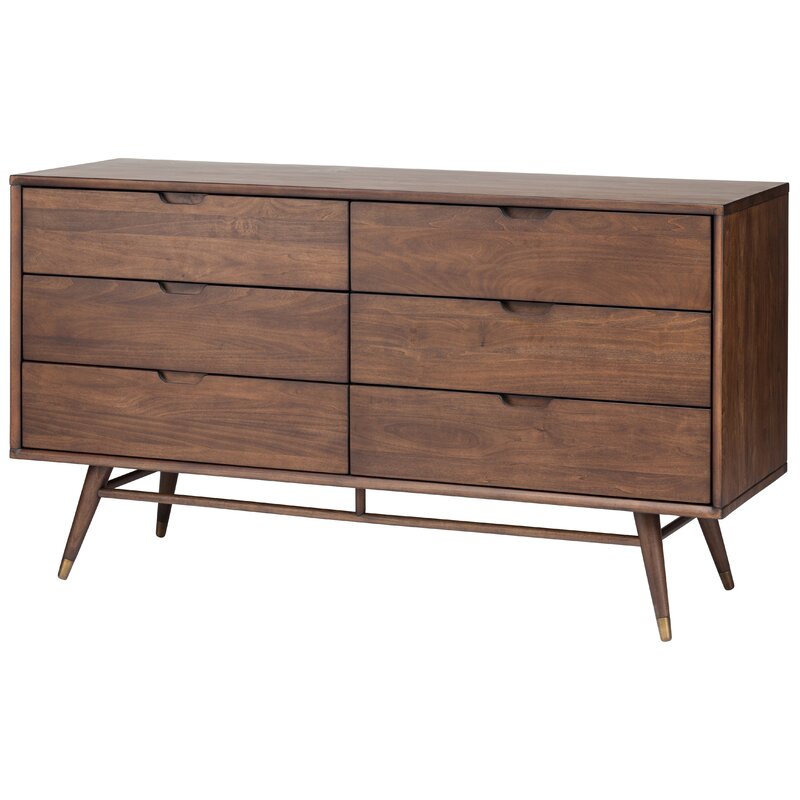 Multifuntional Espresso Drawer Chest in Bedroom