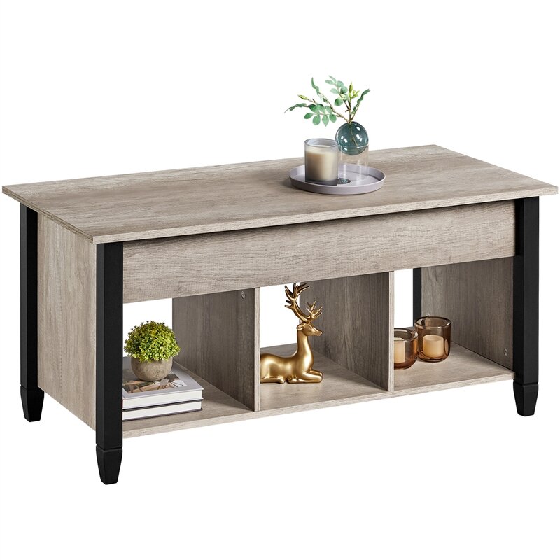 Modern Coffee Table Living Room Furniture with Storage Wooden Lift Top Coffee Table 