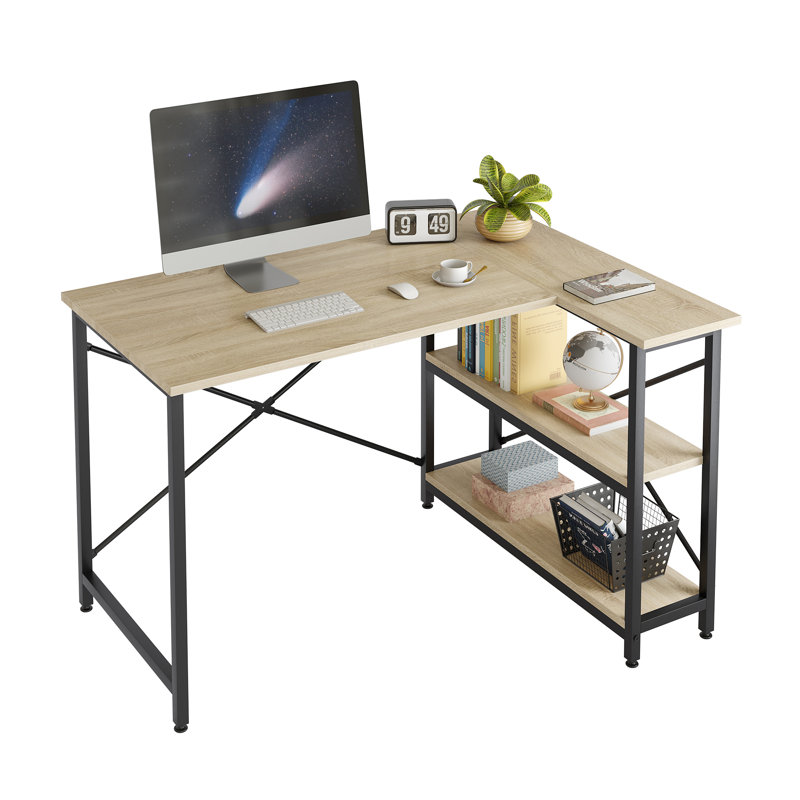 Small L-Shaped Design Office Furniture Wood Computer Desk
